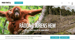 Desktop Screenshot of pandaplanet.se